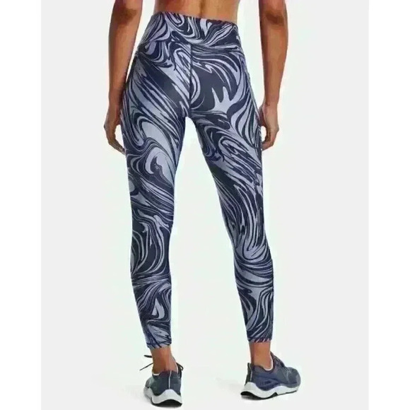 Under Armour Women's 1X HeatGear Armour No-Slip Waistband Printed Ankle Leggings - Picture 2 of 6